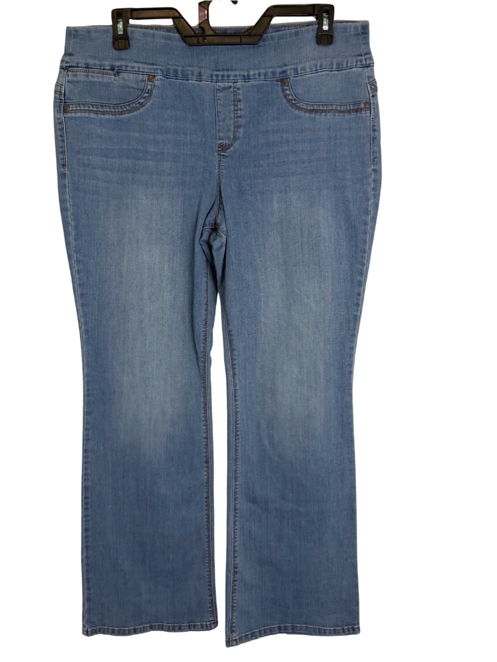 3/$20 Style & Co. Blue Boot Cut Elastic Waist Jeans Size XL